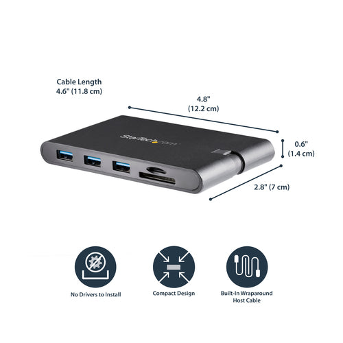 StarTech.com DKT30CHVSCPD - Multiport Adapter - USB-C - HDMI and VGA