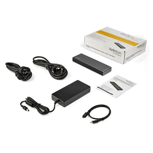 TB3DK2DHV - STARTECH.COM THUNDERBOLT 3 DOCK - DUAL 4K 60HZ - DP / HDMI / VGA, 3 YR