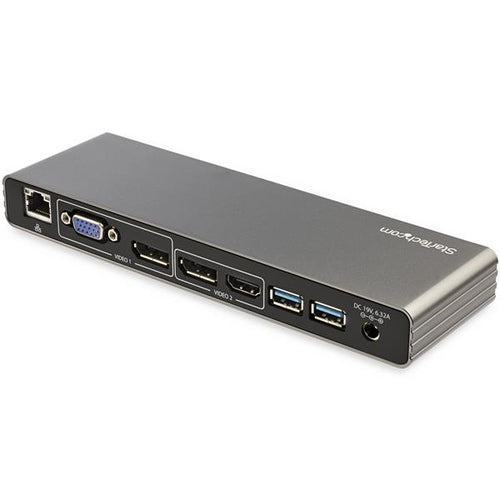 TB3DK2DHV - STARTECH.COM THUNDERBOLT 3 DOCK - DUAL 4K 60HZ - DP / HDMI / VGA, 3 YR