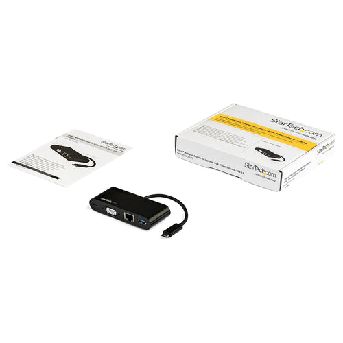 StarTech.com DKT30CVAGPD - Adapter - USB C VGA Multiport - PD 60W