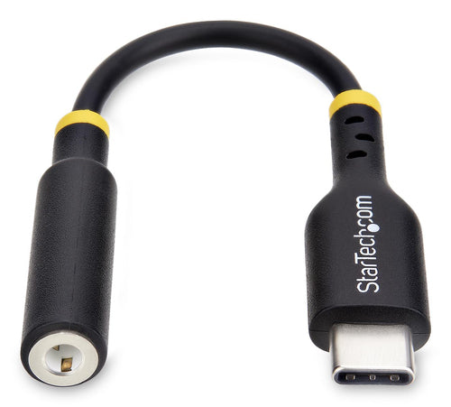 USBCAUDIO2 - STARTECH.COM USB-C AUDIO ADAPTER TO 3.5MM TRRS JACK, HEADPHONE AUX DONGLE, 2 YR