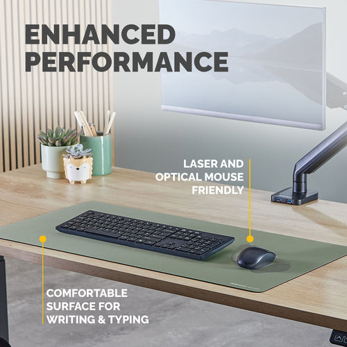 100139323 - Fellowes Breyta Desk Mat Sage