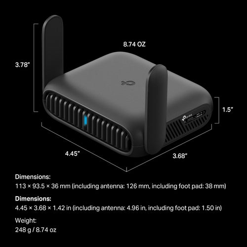 TL-WR3602BE - TP-Link TL-WR3602BE, BE3600 Wi-Fi 7 Travel Router