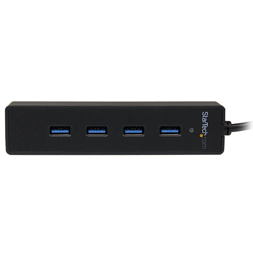 StarTech.com ST4300PBU3 - 4 Port SuperSpeed Portable USB 3.0 Hub
