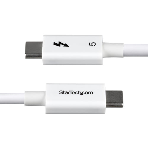 TBLT5MM80CM240WWH - STARTECH.COM 2.6FT (80CM) THUNDERBOLT 5 CABLE, 80GBPS, CERTIFIED - WHITE, LTW