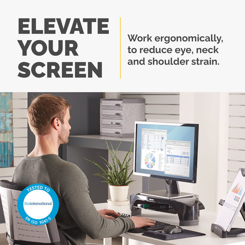 8020801 - Fellowes Smart Suites Monitor Riser Plus