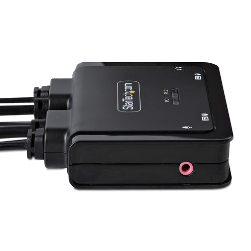 C2-D46-UC2-CBL-KVM - STARTECH.COM 2-PORT USB-C CABLE KVM SWITCH, 4K 60HZ DP OUTPUT, 2 YR