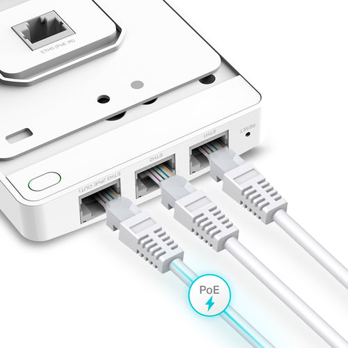 EAP615-WALL - TP-Link EAP615 Wi-Fi 6 AX1800 Wall Plate AP