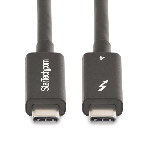STARTECH.COM 6FT (2M) THUNDERBOLT 4 CABLE, 40GBPS, 100W PD, INTEL-CERTIFIED TB CABLE 2 YR