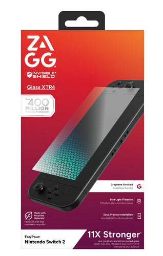 Zagg InvisibleShield Glass XTR4 Nintendo Switch 2 Screen