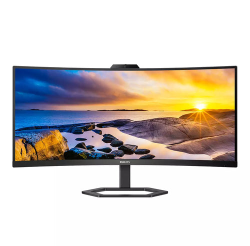 34E1C5600HE/75 - PHILIPS 34E1C5600HE/75 34" 21:9 CURVE WQHD,MPRT 1MS,HDMI,DP ,USB-C,WEBCAM,SPKR,H/ADJ,4YR