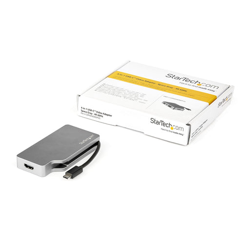 StarTech.com CDPVDHDMDP2G - USB-C Multiport Video Adapter - 4-in-1