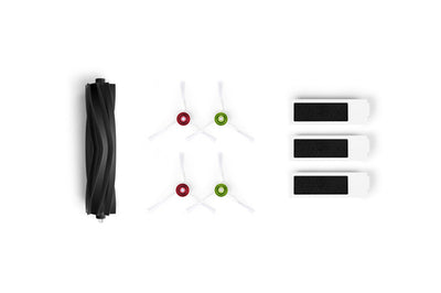 DKT010095 - Ecovacs Antibacterial Buddy Kit (Dual Side Brush(White) x 2 sets, Rubber Brush x 1 pcs, A