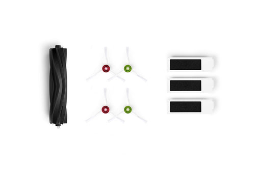 DKT010095 - Ecovacs Antibacterial Buddy Kit (Dual Side Brush(White) x 2 sets, Rubber Brush x 1 pcs, A