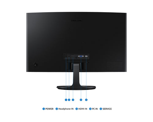 LS24D360GAEXXY - SAMSUNG S3 S36GD 24" CURVE (16:9) FHD VA MONITOR, 1800R, 100HZ, D-SUB, HDMI, 3YR