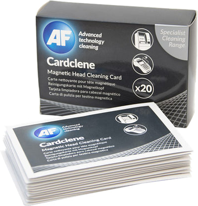 CL401 - AF Cardclene Swipe / Entry Machine Cleaners - 20 Pack