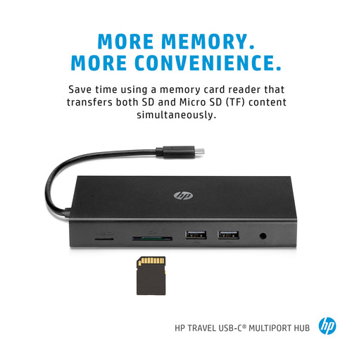 3PN48AA - HP Power Adapter AC 65W USB-C Output - C6 3-Pin AC Input - Slim Travel