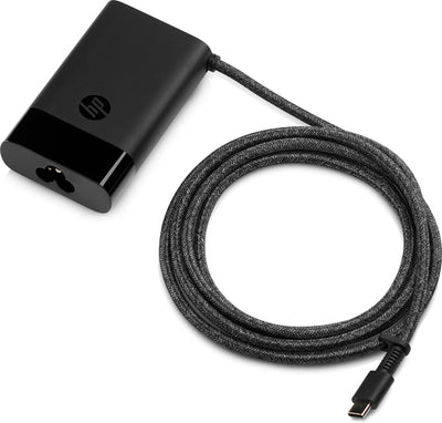 3PN48AA - HP Power Adapter AC 65W USB-C Output - C6 3-Pin AC Input - Slim Travel