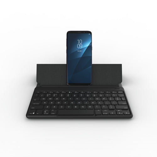 103202282 - Zagg Universal Keyboard 7 Color Backlit Fabric Stand Flex KB - Black English