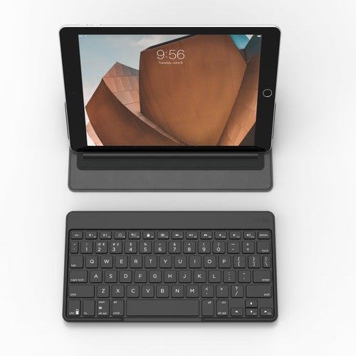 103202282 - Zagg Universal Keyboard 7 Color Backlit Fabric Stand Flex KB - Black English