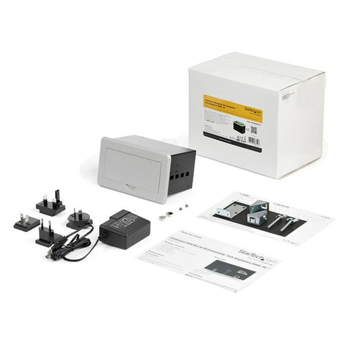 StarTech.com BOX4HDECP2 - Conference Table Connectivity Box for AV