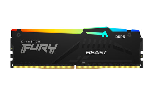 KF560C36BBE2AK2-32 - KINGSTON 32GB 6000MT/s DDR5 CL36 DIMM (Kit of 2) FURY Beast RGB Black EXPO
