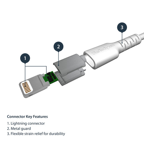 StarTech.com RUSBLTMM1M - Cable USB to Lightning MFi Certified 1m