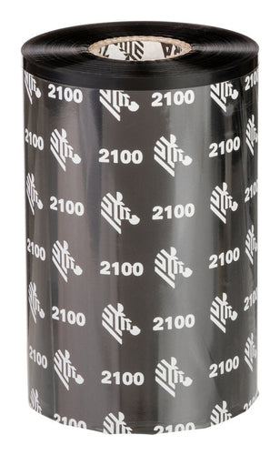 Zebra 02100BK11045 - RIBBON 2100 WAX 110MM