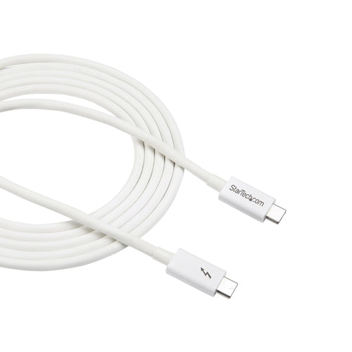 StarTech.com TBLT3MM2MW - 2m Thunderbolt 3 Cable 20Gbps - White