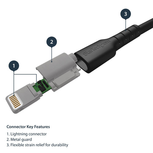 StarTech.com RUSBLTMM1MB - Cable USB to Lightning MFi Certified 1m