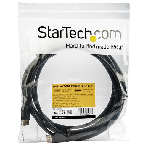StarTech.com DP14MM5M - Cable - DisplayPort 1.4 - 5m 16.4 ft