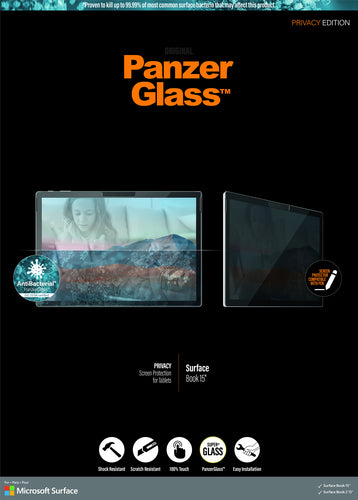 P6254 - PanzerGlass Privacy SP - Surface Book 2 15