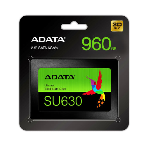 ASU630SS-480GQ-R - ADATA SU630 Ultimate SATA 3 2.5" 3D NAND QLC SSD 480GB