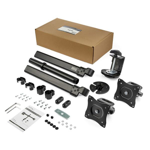 ARMBARDUOG - STARTECH.COM DESK-MOUNT DUAL-MONITOR ARM - FOR UP TO 27" MONITORS 5 YR