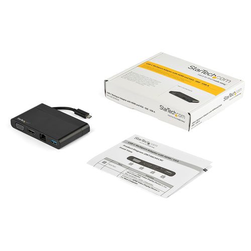 StarTech.com DKT30CHVCM - USB C ADAPTER - HDMI VGA - 1XA - GBE