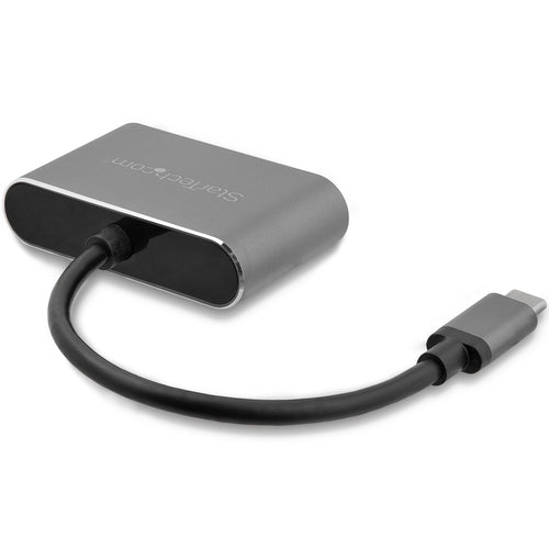StarTech.com CDP2HDVGA - USB C to VGA and HDMI Adapter - Aluminum