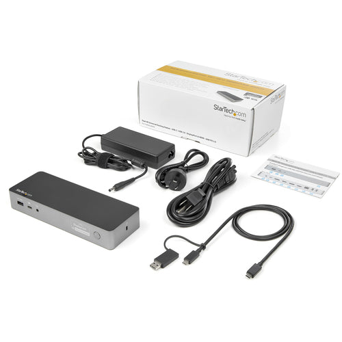 StarTech.com DK30C2DPPD - DOCK USB-C & USB 3.0 - DUAL 4K - 60W PD