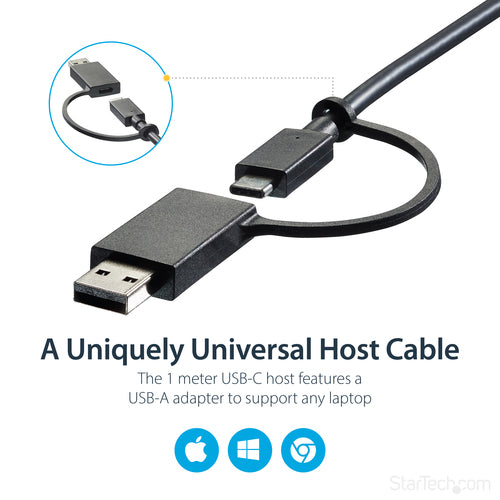 StarTech.com DK30C2DPPD - DOCK USB-C & USB 3.0 - DUAL 4K - 60W PD
