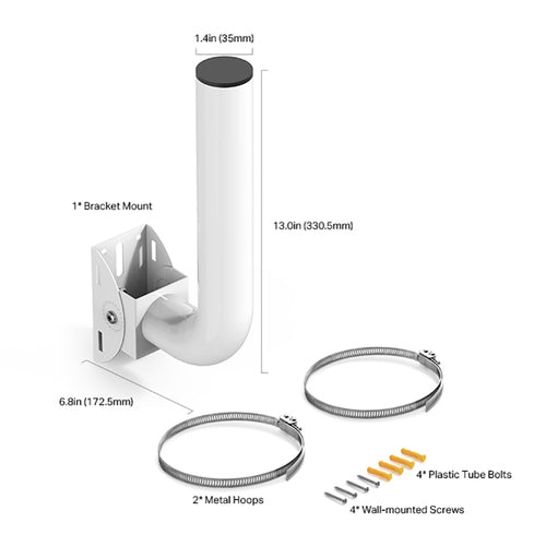 TL-APM200 - Omada TL-APM200 Pole/Wall Mount Kit for Outdoor Access Point