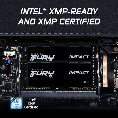 Kingston KF432S20IB/16 - 16GB DDR4-3200MHz CL20 SODIMM FURY Impac