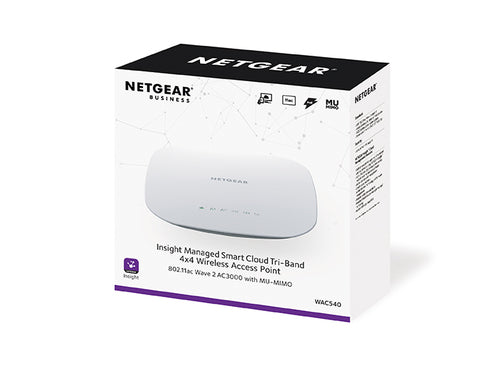 Netgear WAC540-10000S - 2PT INSIGHT WLESS AC TRI RADIO 4X4