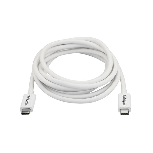 StarTech.com TBLT3MM2MW - 2m Thunderbolt 3 Cable 20Gbps - White