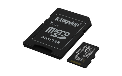 SDCS3/512GB - KINGSTON 512GB MICROSDXC CANVAS SELECT PLUS GEN3 150MB/S A1 CARD + ADAPTER