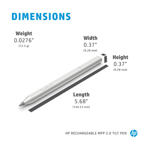 HP 3J122AA - RECHARGEABLE MPP 2.0 TILT PEN GREY