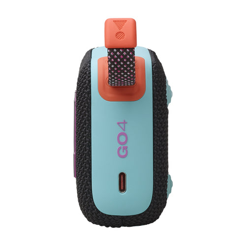 JBLGO4BLKO - JBL GO4 - MINI BT SPEAKER - BLACK ORANGE