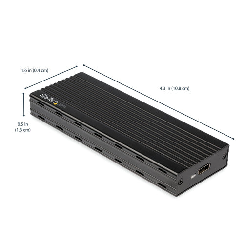 StarTech.com M2E1BMU31C - Enclosure - M.2 NVMe SSD for PCIe SSDs