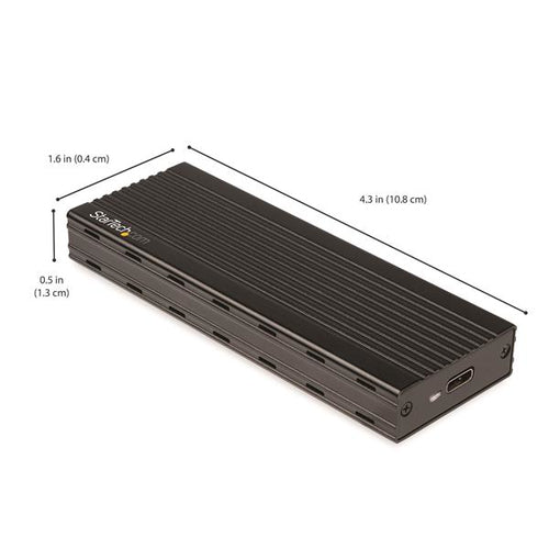 StarTech.com M2E1BMU31C - Enclosure - M.2 NVMe SSD for PCIe SSDs