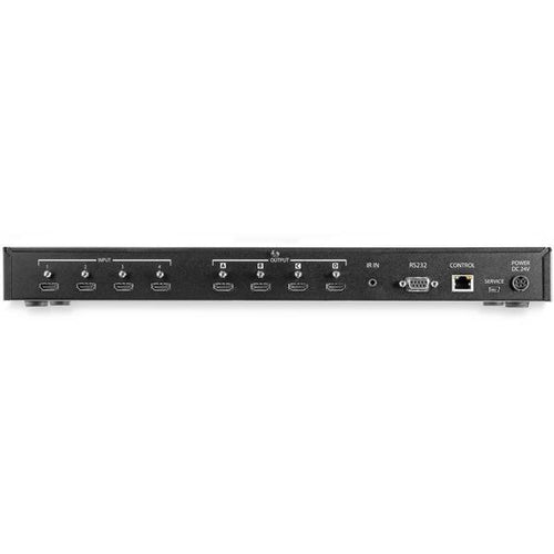 StarTech.com VS424HD4K60 - Matrix Switch - 4x4 HDMI w/Audio - 4K 60