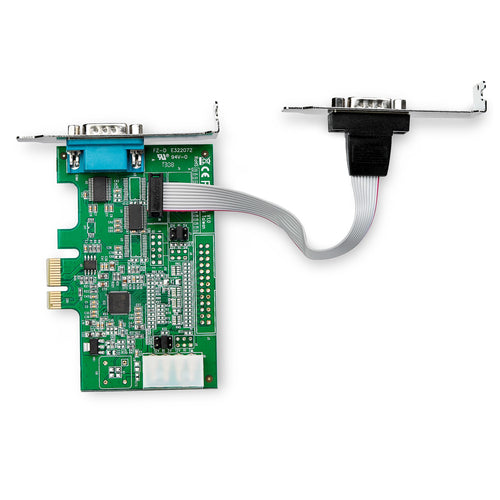 StarTech.com PEX2S953LP - 2Port PCIe RS232 Serial DB9 Adapter Card