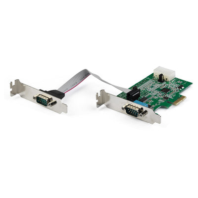 StarTech.com PEX2S953LP - 2Port PCIe RS232 Serial DB9 Adapter Card